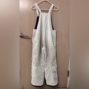 Women’s Petite White Snowbib